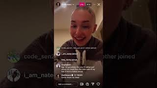 Destini Fox (@thefitmami) shaving her head 🪒‍