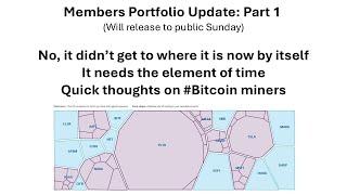 Portfolio Thoughts, Part 1. How my major holdings got where they are, and thoughts on Bitcoin miners