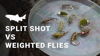 Riverside -- Split Shot vs Weighted Flies