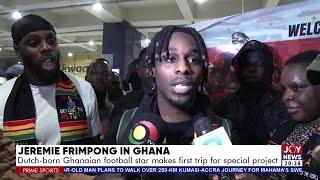 Jeremie Frimpong in Ghana: Dutch-born Ghanaian football star makes first trip for a special project