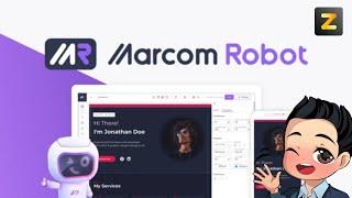 Marcom Robot Review: AppSumo Lifetime Deal | Landing Page Builder