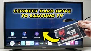 Samsung Smart TV: How to Connect your Hard Drive & SSD