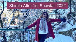 Heavy Snowfall In Shimla   - 1st One From My Home  | Winter In Shimla | DesiGirl Traveller Vlog