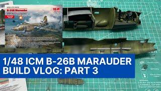 1/48 ICM B-26B Marauder, Build Series - Part 3: Interior and Main Fuselage Assembly