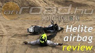 Helite motorbike airbag vest review and real life test - Onroad.bike