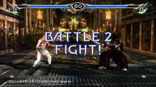 SOULCALIBUR V Devil Jin (nirva) vs Mitsurugi