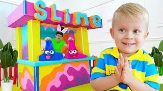 Oliver and Adam help the Slime Shop