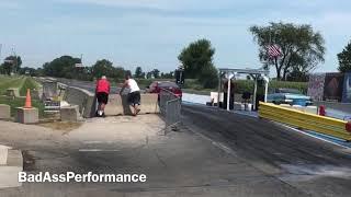 BadAssPerformance Shelby Z “Social Distancing” 10.80@136.67mph at Great Lakes Dragaway July 25, 2020