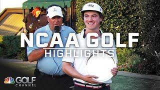 NCAA Golf Highlights: Jackson T. Stephens Cup, Round 2 | Golf Channel