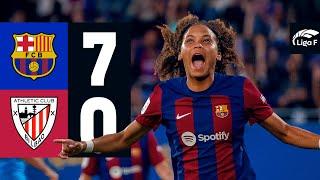 LIGA F | FC BARCELONA 7 vs 0 ATHLETIC CLUB 