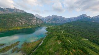 Almsee in Almtal, Grünau - 4k Timelapse and FPV