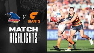 Adelaide Crows v GWS Giants Highlights | Round 7, 2021 | AFL