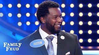 Justin's hilarious answer cracks up Steve Harvey!