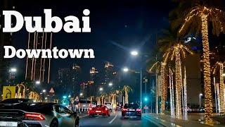 Dubai 4K Drive: Sunset to Night in Downtown