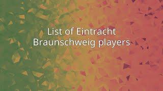 List of Eintracht Braunschweig players