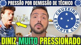 BOMBA DE ÚLTIMA HORA! BASTIDORES AGITADOS NO CRUZEIRO! ÚLTIMAS NOTÍCIAS DO CRUZEIRO