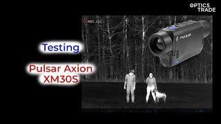 Pulsar Axion XM30S Thermal Imaging Monocular Testing | Optics Trade See Through