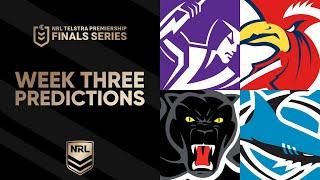 NRL Finals Week 3 Predictions 2024 - Preliminary Finals