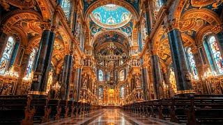 Gregorian Chants - Catholic Hymn and Scriptures | Sacred Cathedral Ambience