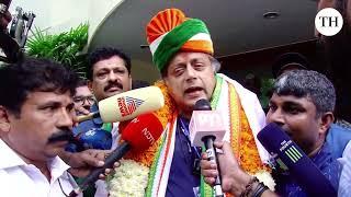 Lok Sabha elections 2024 | Congress leader Shashi Tharoor after extending his lead