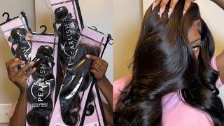 PEARLISH BEAUTY SUPPLY HAIR REVIEW QUICK WEAVE