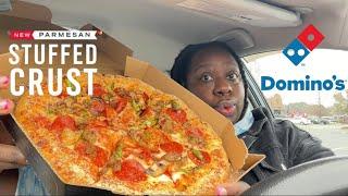 Dominos Parmesan Stuffed Crust Pizza | Food Review