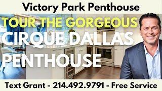 Tour the One Bedroom PENTHOUSE at Cirque Residences in Dallas TX