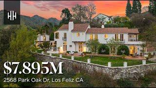 SOLD | Grand Mediterranean Los Feliz Estate by Edward H. Fickett FAIA | 2568 Park Oak Dr