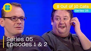 Johnny Vegas and his P.A | 8 Out of 10 Cats - S05 E01 & 02 - Full Episode | Banijay Comedy