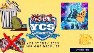 The best spright build this format?? | Theory and YCS Sydney 2025 Recap