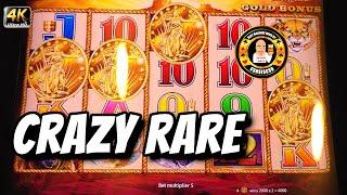 Crazy Rare Win on Buffalo Gold Slot Machine