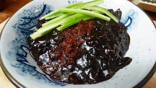 Jjajangmyeon: Korean Black Bean Noodles | Korean Street Food Inspired 