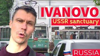 Russian city out of the western light. Ivanovo - the reserve of Soviet Heritage, the USSR sanctuary