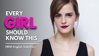 Every Girl Should Know This | EMMA WATSON | MOTIVATIONAL SPEECH | WINNER GIRLS