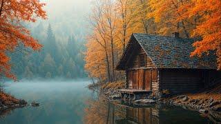 Calm Your Mind & Feel the Stress Melt AwayBeautiful Autumn Nature Scenery 4K ~ Music Therapy