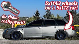 Do Wobble Bolts Really Work? Testing 5x114.3 Wheels on a 5x112 Car (Real World Test)