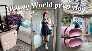 DISNEY WORLD PREP VLOG  week before Disney, last minute errands, help me plan my Disney outfits!