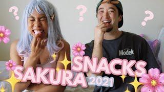 BEING NAUGHTY & TRYING NEW SPRING SAKURA SNACKS 