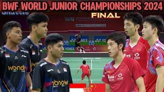 [Match 4,5&6] Moh Zaki Ubaidillah (INA) vs Hu Zhe An (CHN) | Final | Badminton WJC24