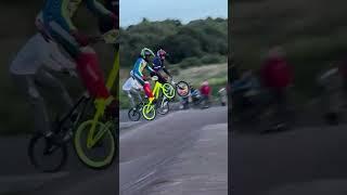 CRAZY BMX RACING  #bmx #bmxracing #bike #bikelife #Bikeride #Bikelover #shorts #short #fyp #cool