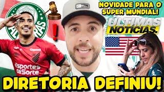 PALMEIRAS DEFINE SOBRE NEGÓCIO COM CHRISTIAN! ÓTIMA NOTÍCIA TORCIDA! NOVIDADE NO SUPER MUNDIAL; E+