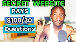 Make US$250 in 3Hours Answering Questions On This Secret Website