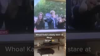 #Shorts Shock! Princess Kate’s cold stare down of Meghan #kate #meghanmarkle
