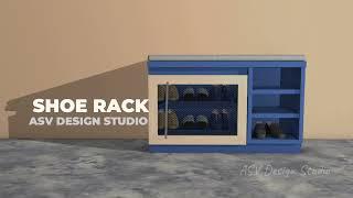 Outdoor Shoe Cabinet | Sketchup |ASV Design Studio