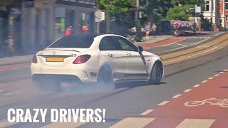 Supercars In Amsterdam - BURNOUTS! Zagato SB, Sterrato, R8 V10, 992 GT3t, C63s And More....