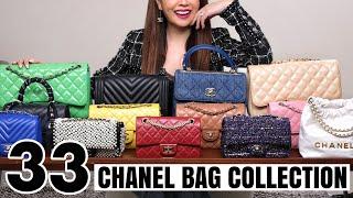 MY CHANEL BAG COLLECTION - 33 Bags + NEW CLASSIC FLAP UNBOXING!