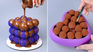  Coolest PURPLE Chocolate Cake Decorating | So Yummy Dessert Idea | Homemade Cake Decoration #2