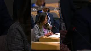 【美国驻联合国副政治参赞吴婷批评中国言行不一】 【滥用联合国大会第2758号决议】