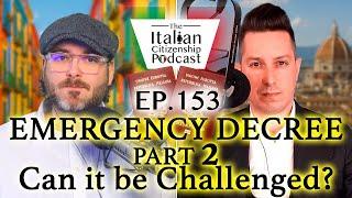Can the Tajani 2025 Emergency Decree Be Stopped? How to Challenge This Threat to Italian Citizenship