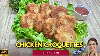 Crispy Outside, Creamy Inside – Chicken Potato Croquettes Recipe By Chef Nomi